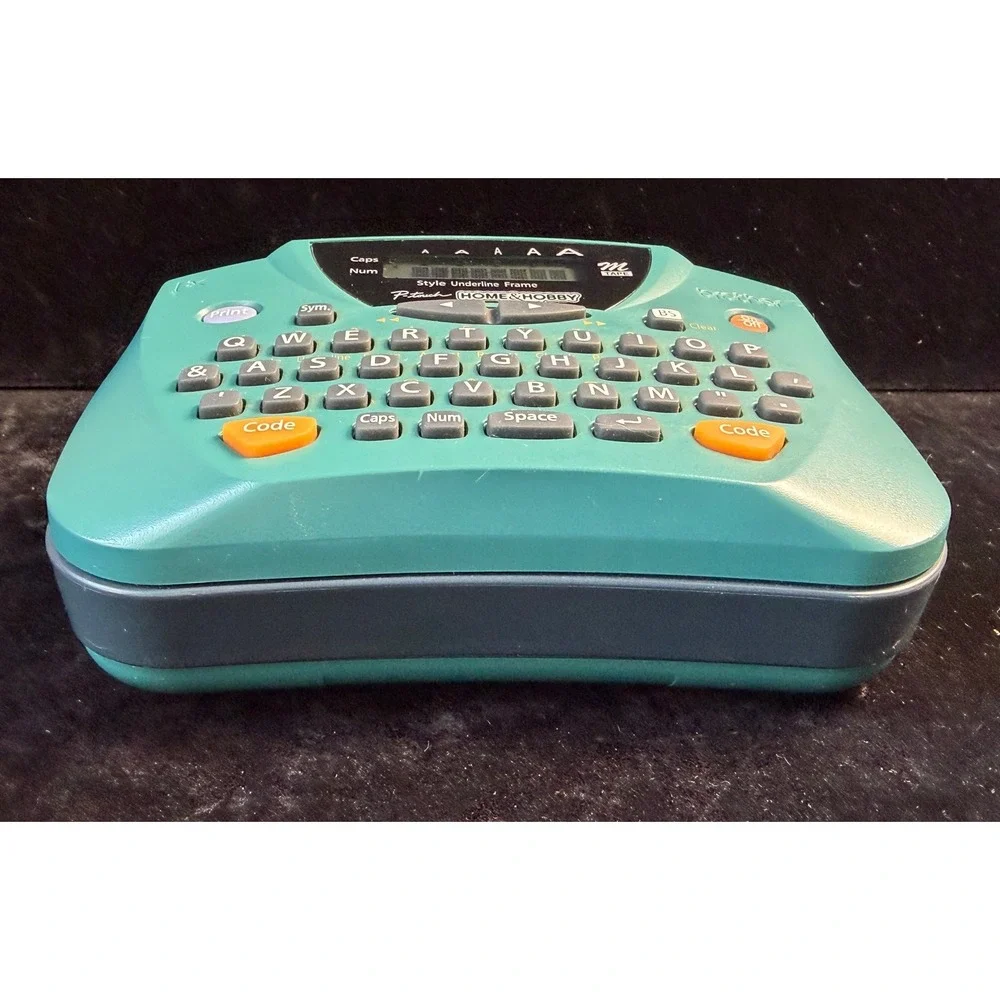 Brother P-Touch PT-65: Home Hobby Label Maker, Teal, Handheld, M-Tape  WORKS